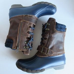 sweater cuff duck boot